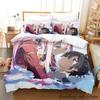 Kawaii Darling In The Franxx Bedding Set Single Twin Full Queen King Size Bed Set Aldult Kid Bedroom Duvetcover Sets Anime