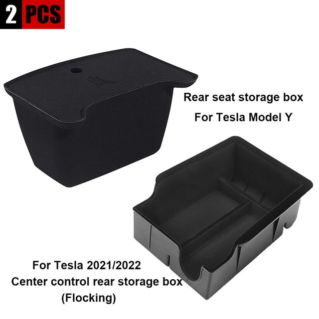 Для Tesla Model 3 2022 Model Y 2023 Ящик для хранения Центральный подлокотник Скрытая коробка Подстаканник Внутренний органайзер автомобиля