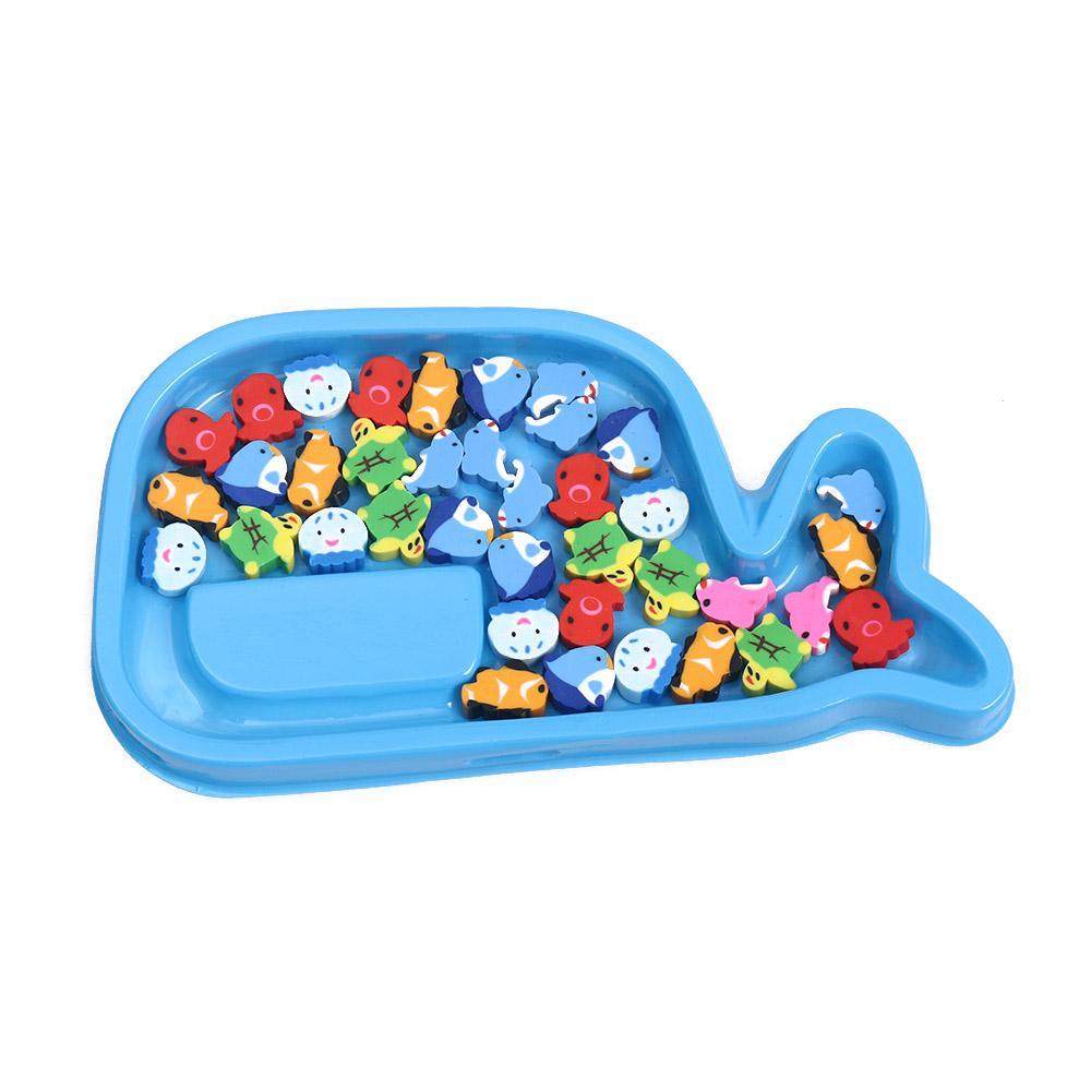 Diy Stationery Gift Student Supplies Rubber Christmas Style Pencil Eraser Animal Cartoon Shape