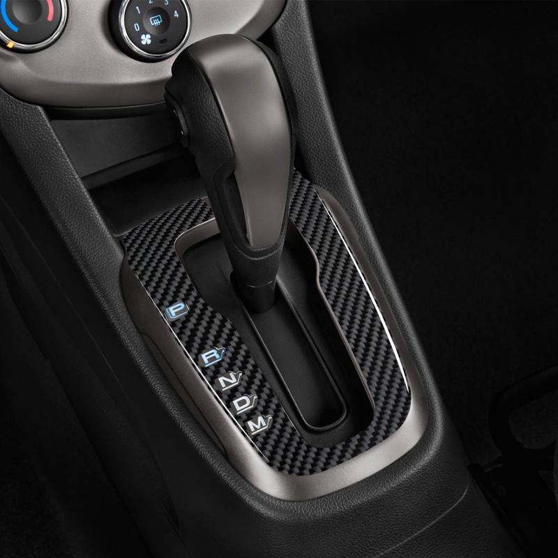 Для Chevrolet Sonic 2012 2013 2014 2015 2016 Углеродное волокно / ПВХ Мягкая накладка на панель переключения передач автоматической коробки передач автомобиля Стикер-чехол