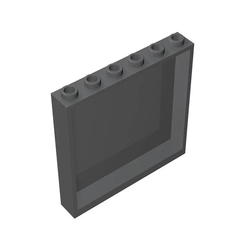 20 шт. Кубики MOC 1x6x5 Стекло Окно Элемент Стены Совместимые Строительные Блоки 59349 Панели для Домов Сборные Аксессуары
