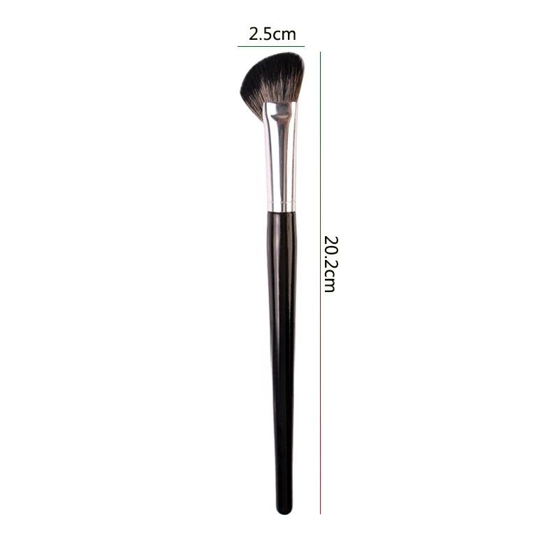 Black Sculpting Brush Professional Makeup Brushes Large Cosmetic Face Cont Bronzer Oblique Powder Blush Brush Face Make Up Tools