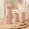 4/5pcs Leak Proof Travel Toiletries Set Empty Toothbrush Storage Cup Kit  for Business Trips