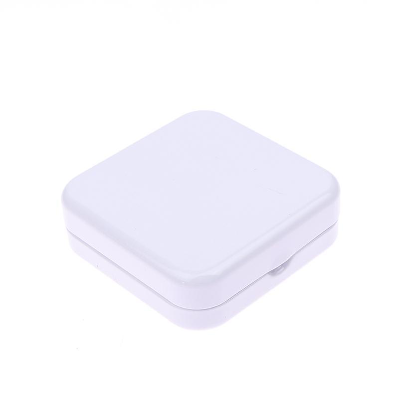 Мини-контейнер из металлической жести, квадратный откидной ящик для хранения с петлями, небольшой футляр для ювелирных изделий, монет, конфет, презервативов, органайзер, портативная коробка