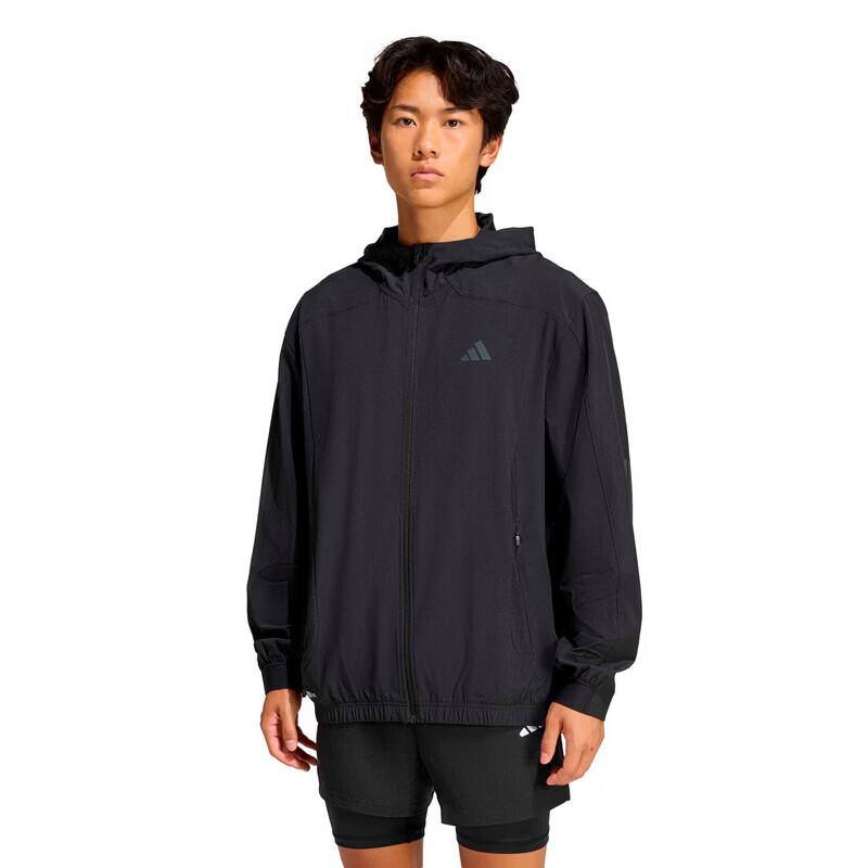 adidas Мужская тканая повседневная спортивная куртка KQ7481
