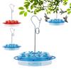 450ml Hummingbird Feeder with Perch And Feeding Ports Outdoor Hanging Wildbird Feeder for Garden Backyard Decor