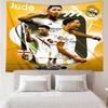 Jude Bellingham Tapestry for Bedroom Aesthetic Classroom Tapestries Wall Hanging for Living Room Dorm Office,Ideal Creative Gift
