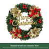 Large 30/40cm Christmas Flower Wreath for Home, Window, or Hotel Decor