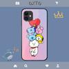 BT21 Милый Kpop Мультяшный Чехол для iPhone Samsung Galaxy Redmi Note S 17 16 15 14 13 20 24 25 54 Pro Max Ultra Fe Чехол из Закаленного Стекла
