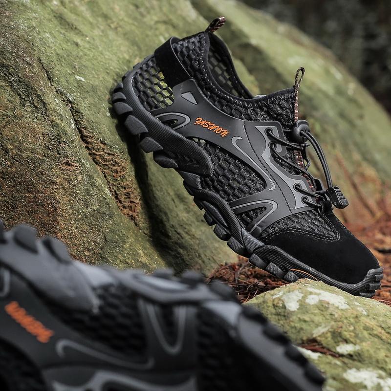 Походные кроссовки, мужские быстросохнущие водные кроссовки, нескользящая дышащая уличная спортивная обувь, большие размеры 39-50