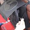 Waterproof Insulated Car Trash Bin Folding Storage Bag Multi-functional Seat Back Hanging Trash Can Organizer Car