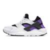 Huarache Run GS Purple Punch Kids Sneakers White Black 654275-117