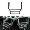 Center Console Navigation Panel Cover Trim for Ford Mustang 2015+ Carbon Fiber