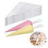50pcs Thick Disposable Pastry Bags DIY Cake Cream Decoration Piping Bag for Fondant Frosting Cupcake Cookie Baking Supplies