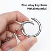 Diamond Car Key Ring Key Chain Auto Accessories For Mitsubishi Lancer Ralliart ASX Mirage Pajero Xpander Attrage L200 Eclipse