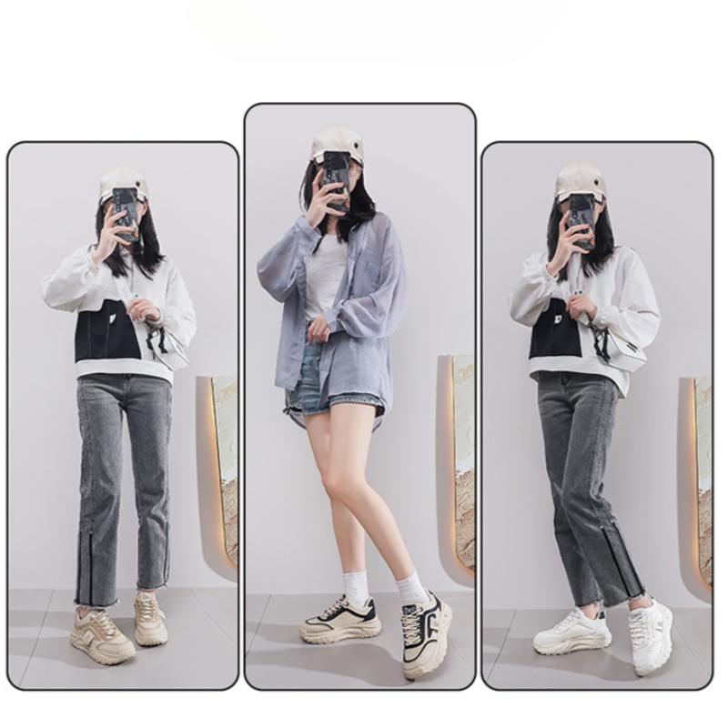 Корейские туфли на толстой подошве для папы, новые осенние кроссовки для бега, увеличивающие рост, повседневные белые туфли