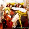 Аниме Fate EXTRA Сет постельного белья Сейбер Неро Для мальчиков и девочек Полуторный Размер Королева Пододеяльник Наволочка Кровать Дети Взрослые Домашний Текстиль