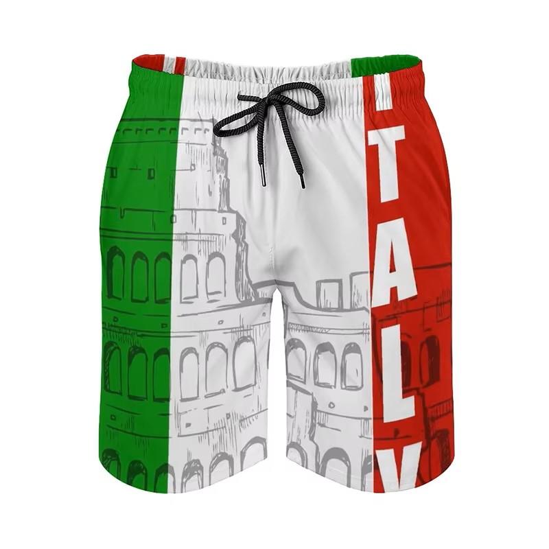 Боксерские шорты, брюки, Италия, 3D-принт, боевые тренировки, ММА, смешанные боевые искусства, унисекс, мужчины, женщины, быстросохнущие, фитнес, спортзал, спорт, тренировки, повседневная уличная одежда