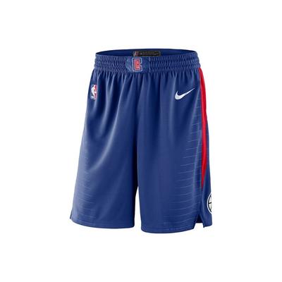 Спортивные баскетбольные шорты SW Fan Edition Los Angeles Clippers с тканевой аппликацией, повседневные, мужские шорты, синие AJ5614-495