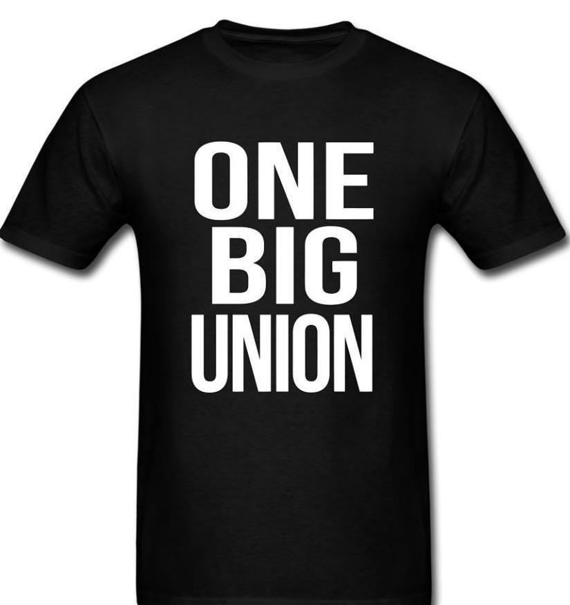 Industrial Workers Of The World One Big Union Work IWW T shirt Tee