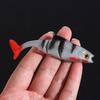 T Tail Artificial Swimbait 3D Eyes Simulated Fake Bait Colorful Artificial Bait  Out Fishing
