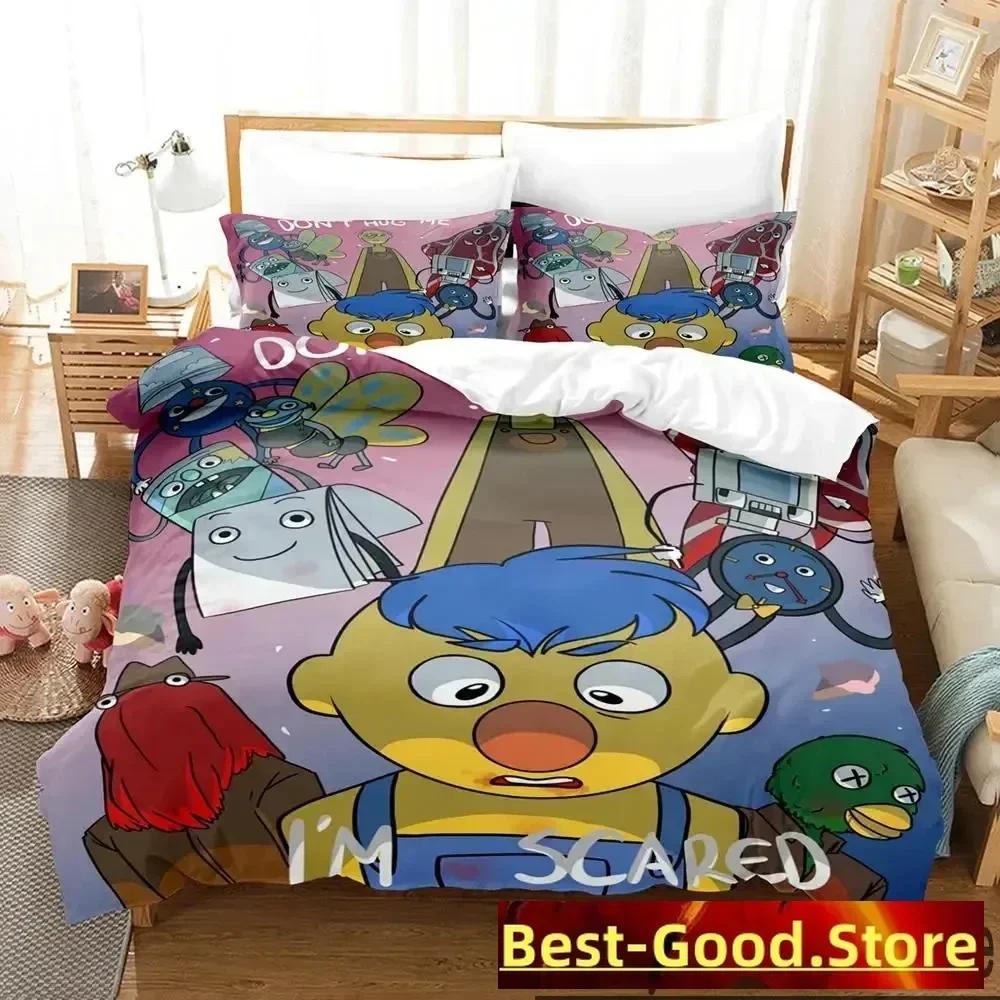 3D Print Dont Hug Me Im Scared Bedding Set Boys Girls Twin Queen King Size Duvet Cover Pillowcase Bed Boys Adult