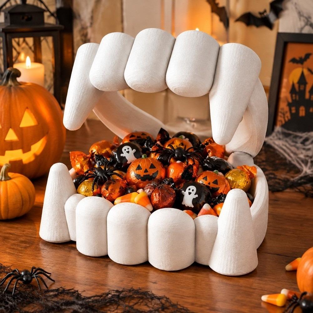 3D Printing Festival Storage Bowl Table Ornaments Halloween Decorations Halloween Bowl Party