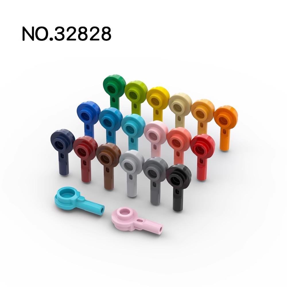 50 шт. Детали MOC 32828 Пластина круглая 1x1 с стержнем 1L Совместимые кубики DIY Сборка Строительные блоки Головоломка Игрушка Подарок Частица Ребенок