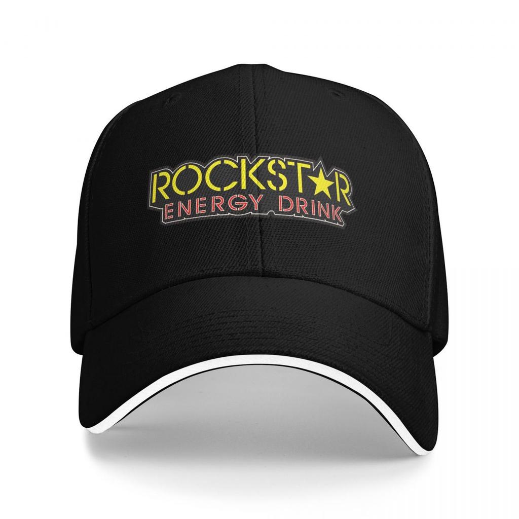 Rockstar Energy Drink Baseball Caps Snapback Baseball Hats Breathable Casual Casquette Outdoor Unisex