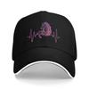 Графическая Бейсболка Snapback с Изображением Сердцебиения Лошади, Дышащая Повседневная Кепка-Трилби для Мужчин и Женщин, для Активного Отдыха