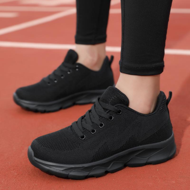 Black Shoes For Women Casual Summer Woman Sneakers Lightweight Flat Female Casual Sneaker Footwear Lightweight Soft Soled Sports