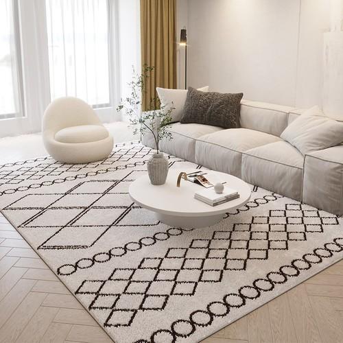 Nordic Ins Style Light Luxury Carpets Home Living Room Decoration Ковры для гардеробной Ковер для гостиной Утолщенный плюшевый ковер