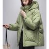Популярное женское зимнее хлопковое пальто, утолщенное и теплое, короткий фасон, привлекательное и модное