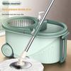 Hands-Free Double-Drive Rotating Mop with Hand-Press Bucket