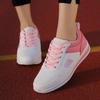 2024 Весна и Осень Новые Кожаные Водонепроницаемые Повседневные Кроссовки Женские Легкие Универсальные Нескользящие На Плоской Подошве Обувь для Путешествий для Мам