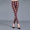 Women Stripes Pencil Pants Slim Ankle Leggings One Size