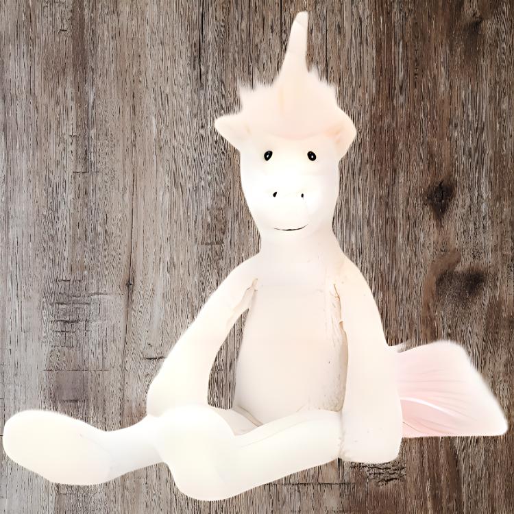 Jellycat Mythical Animal Series Jellycat/Animal Milky White Unicorn Soothing Doll Plush Doll 40cm High
