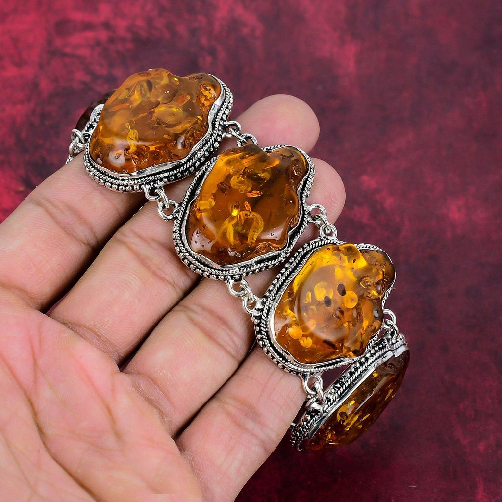 Ювелирные изделия из браслета и ожерелья из чистого серебра 925 пробы из балтийского янтаря, комплект ювелирных изделий ручной работы, красивые украшения из драгоценных камней из натурального янтаря для женщин