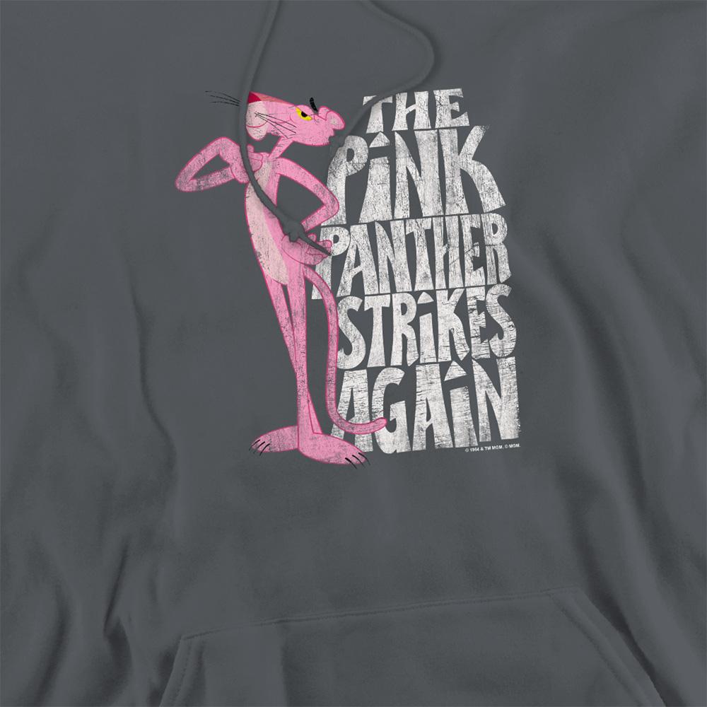 Pink Panther Unisex Adult Strikes Again Hoodie