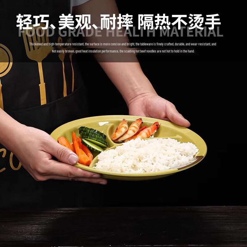 Food-Grade Melamine Divided Canteen Tray