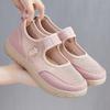Fashion Women's Breathable Mesh Sandals Spring Summer Slip-On Mom Shoes Lightweight Casual Walking Shoes Comfort Non-Slip Hollow Design