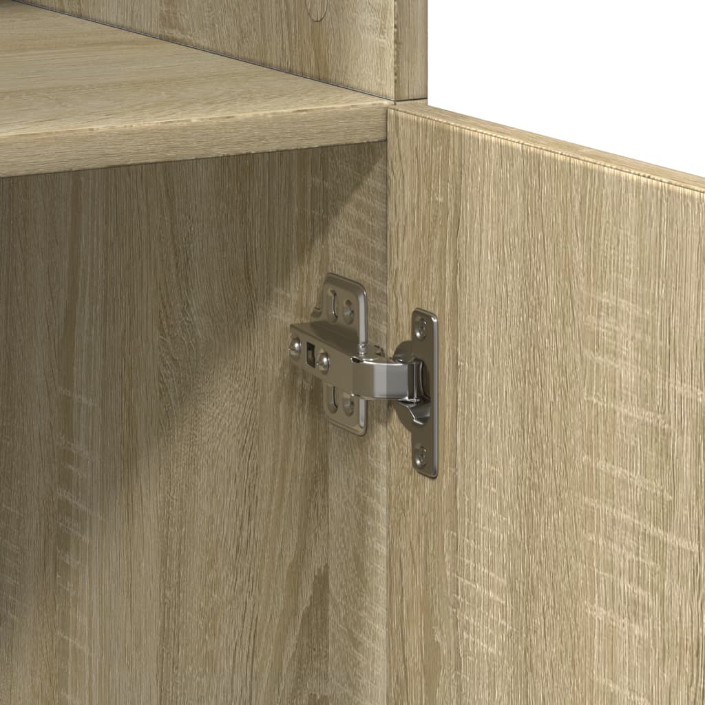 Highboard Sonoma Oak 80 x 42.5 x 185 cm Particleboard