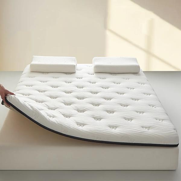 WTEMPO Solid Color Thickened Single/Double Mattress Cushion Soft Home Double-sided Bed Mattress Quilts Warm Winter Single Student Dormitory Mattress
