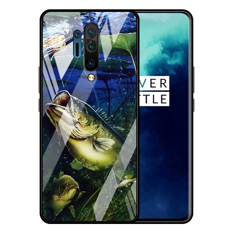 Закаленное стекло новый корпус роскошный чехол охота рыбалка искусство рыба для Oneplus 7 7T 8 Z 8 8T 9 9R Nord PRO 5G чехол для телефона