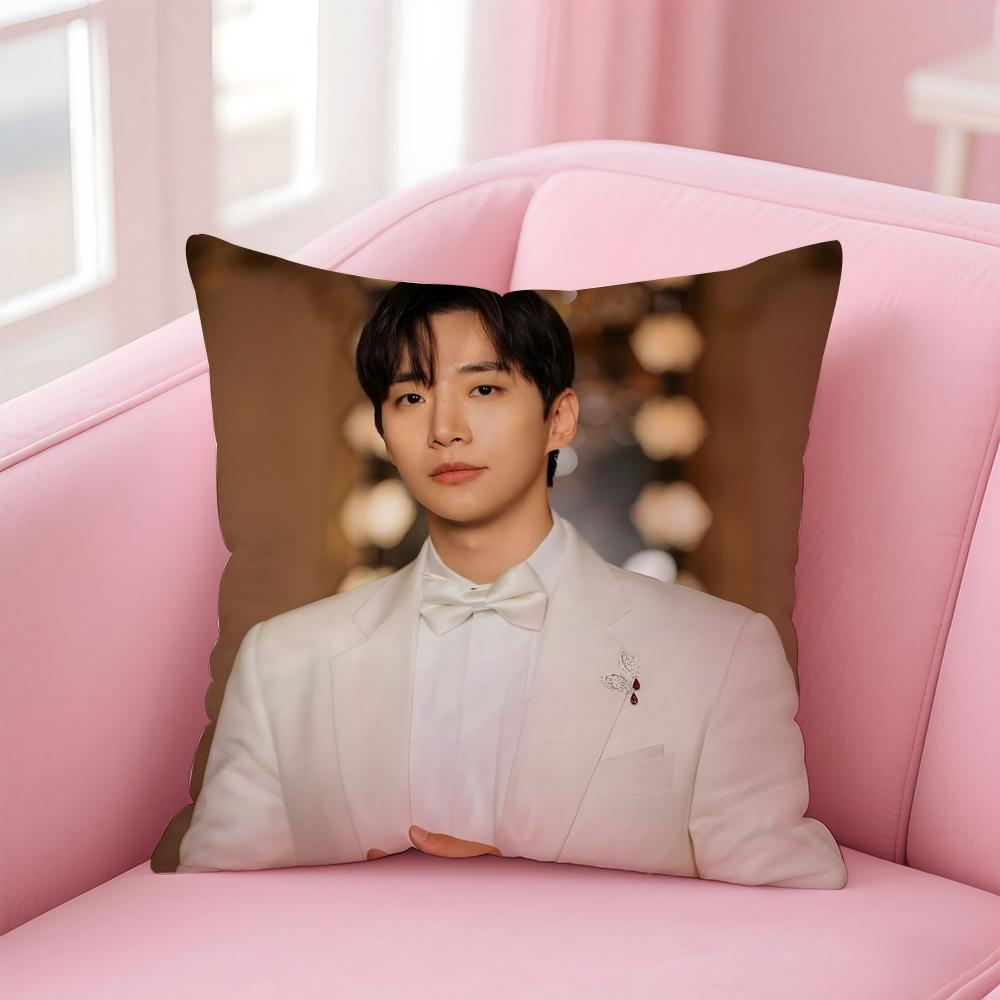 singer charismatic JJunho Cushion Cover Pillow Case Soft Skin Friendly Fabric  Concealed Zipper