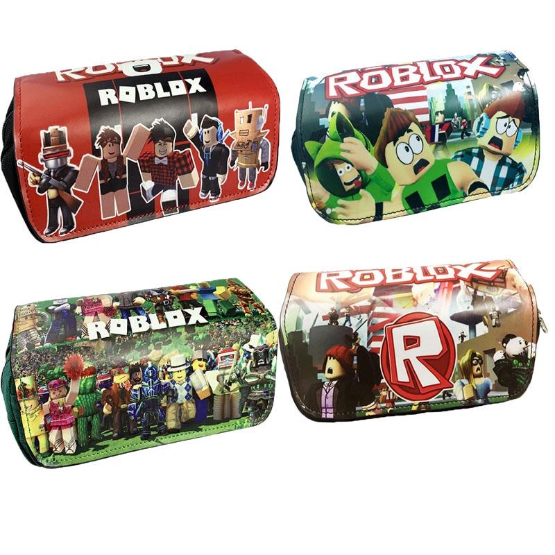 Пенал Roblox Мультяшный Органайзер для Канцелярских Принадлежностей для Детей С Большой Вместимостью и Прочным Материалом