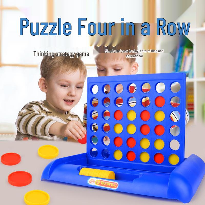Детская 3D настольная игра «Четыре в ряд Гомоку» - Образовательная игрушка для родителей и детей