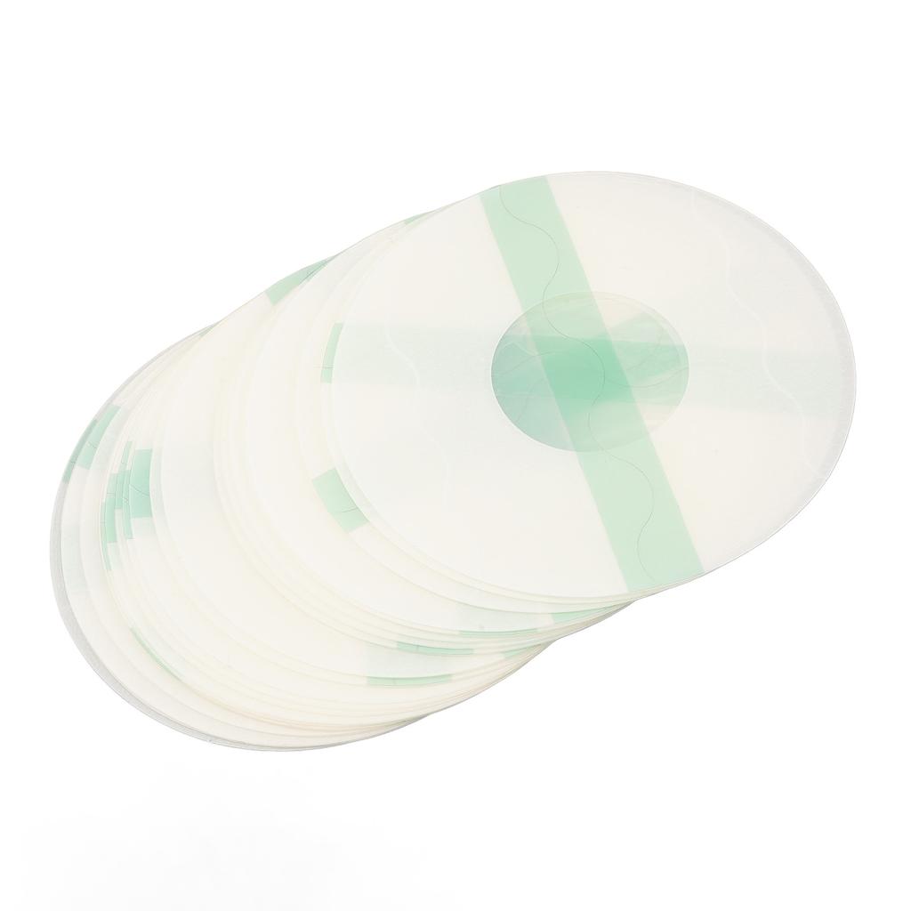 20 шт. прозрачные чехлы для датчиков, водонепроницаемые, нескользящие, удобные, портативные, круглые, зеленые