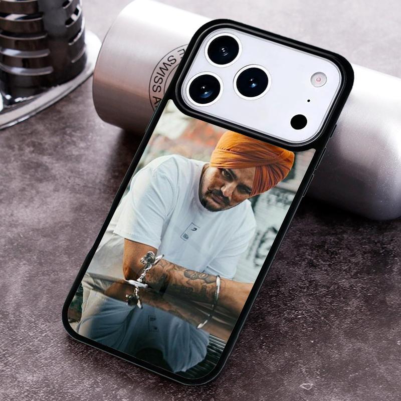 Indian Rapper Sidhu Moose Wala Phone Case for iPhone 17 16 15 Pro Max Air 14 13 12 11 Plus Shockproof Cover