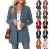 Women's Lightweight Cardigan Sweaters Open Front Long Sleeve Casual Loose Thin Cardigans With Pockets
